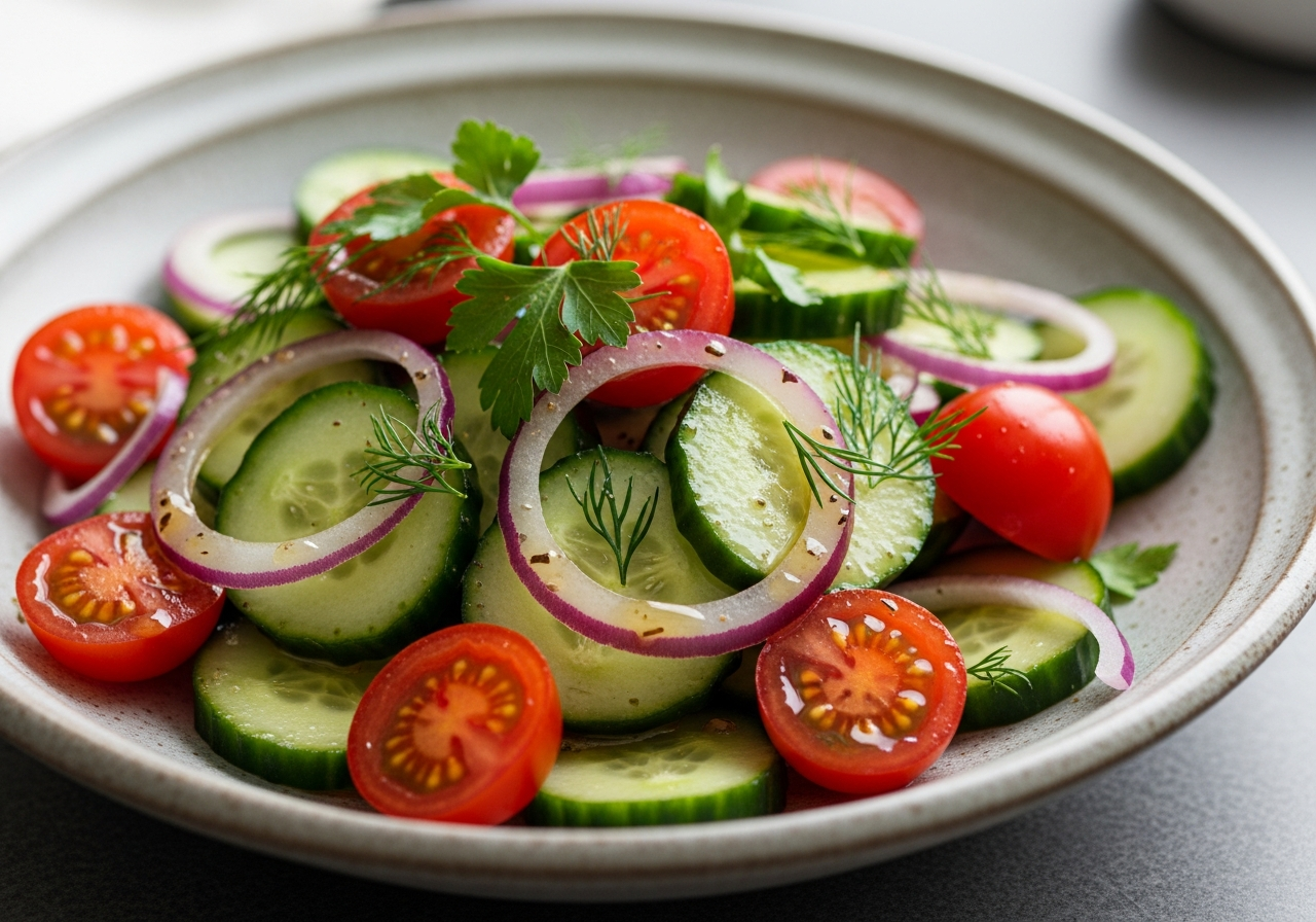 Cucumber Tomato Salad