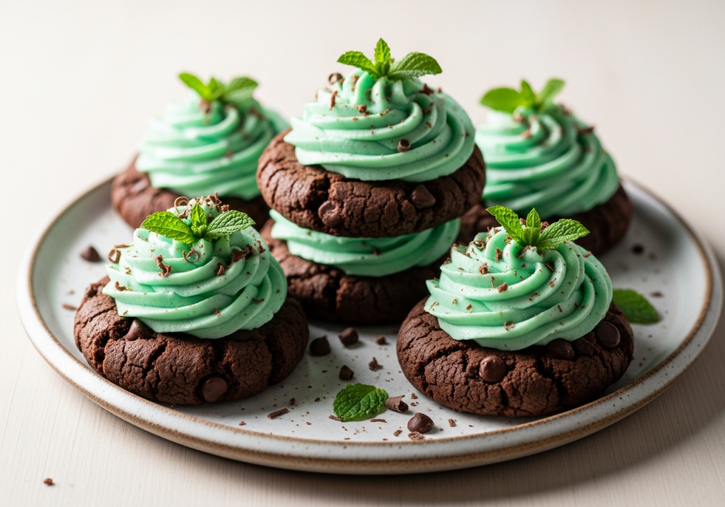 Mint Chocolate Cookies
