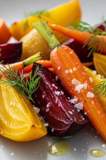 Roasted Beets and Carrots
