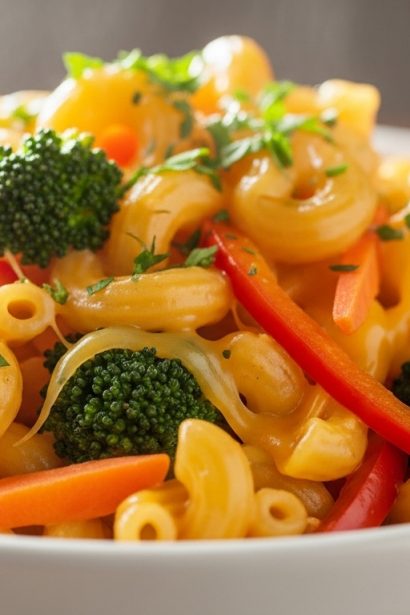 Veggie Boosted Mac Cheese