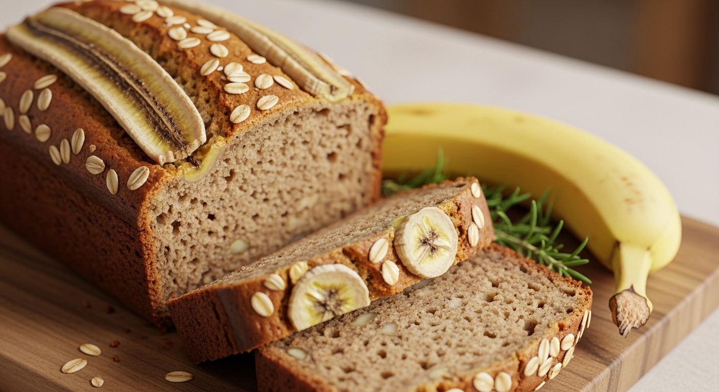 Oat Flour Banana Bread