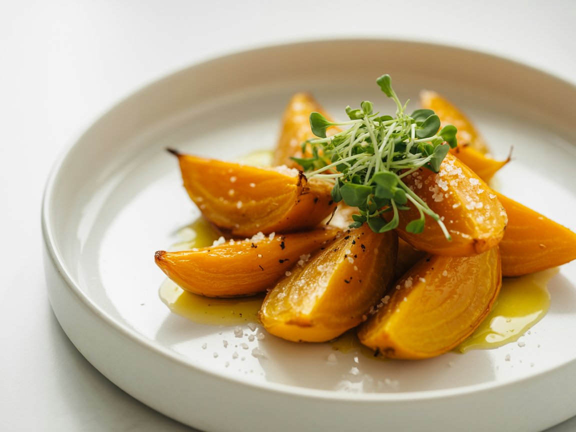 Roasted Golden Beets