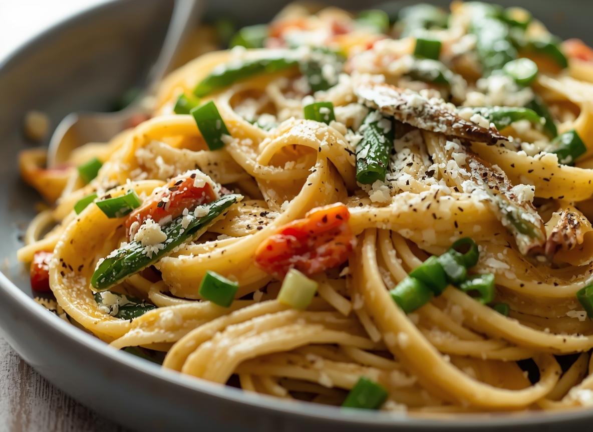 Creamy Pasta Primavera