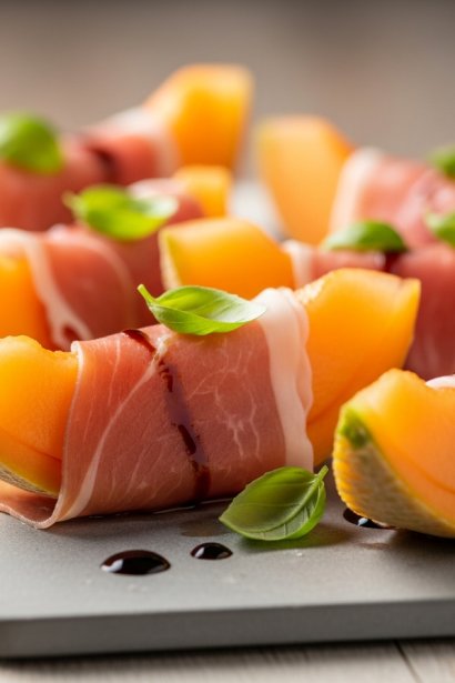 Prosciutto Wrapped Melon