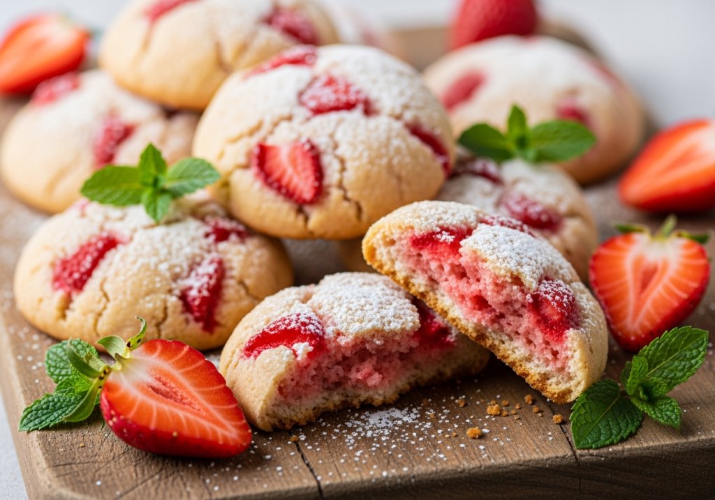 Strawberry Cookies