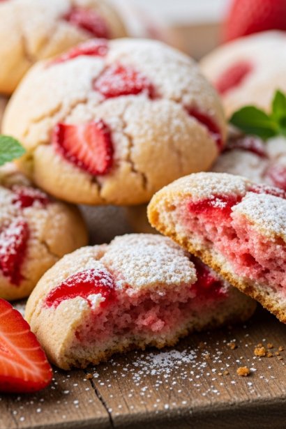 Strawberry Cookies