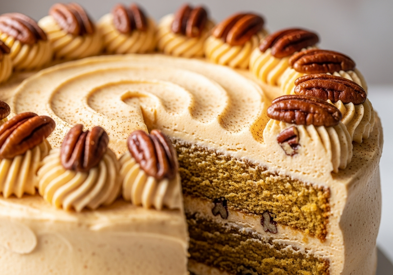 Pumpkin Pecan Cake