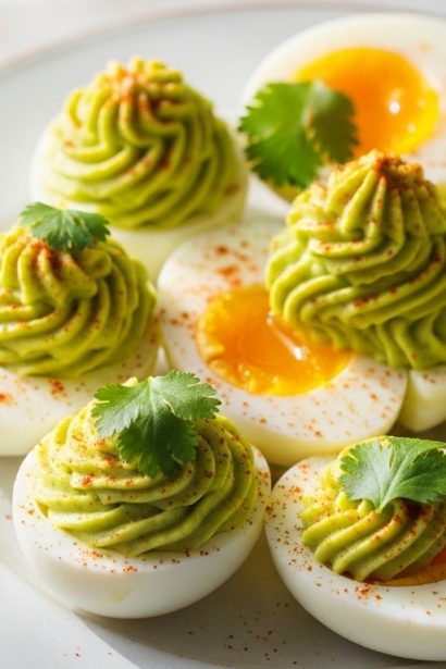 Avocado Deviled Eggs