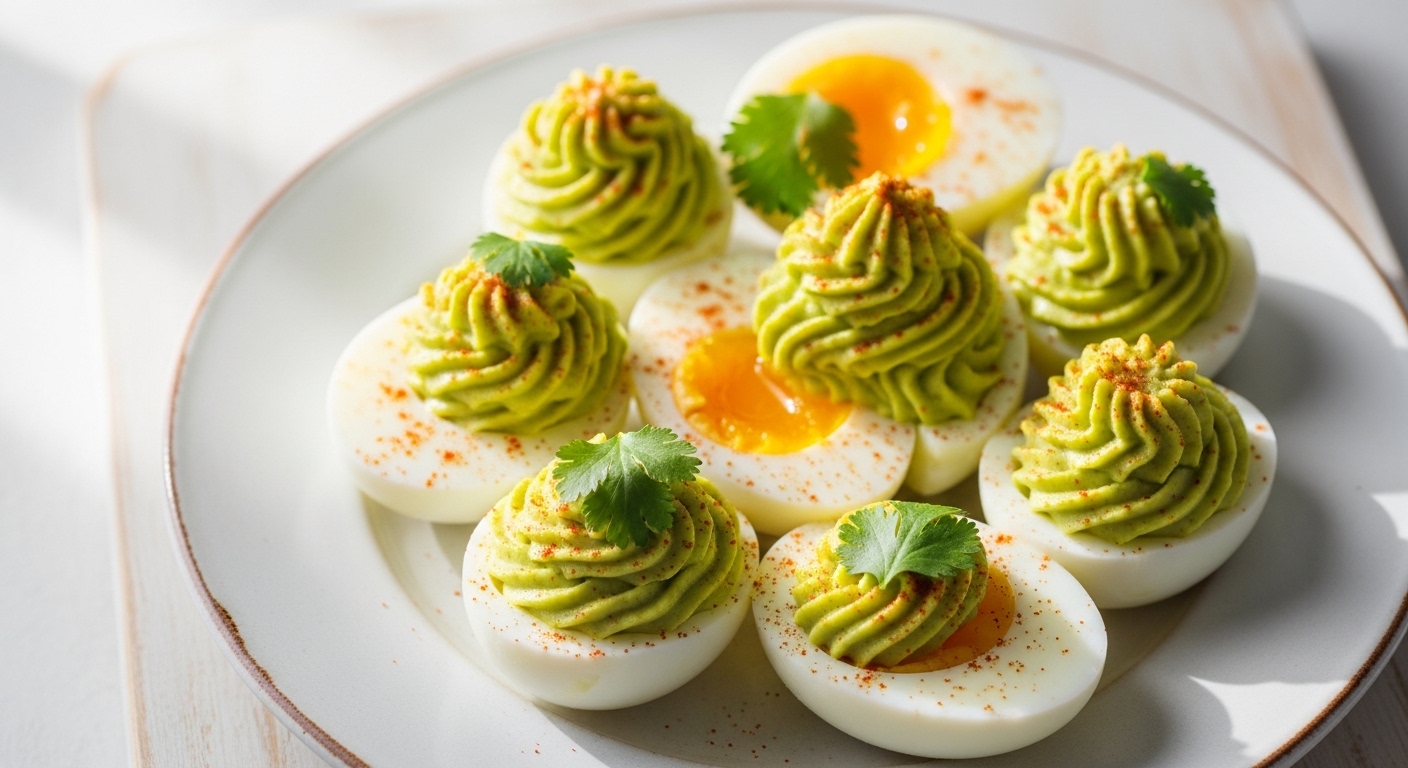 Avocado Deviled Eggs