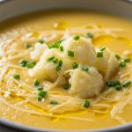Cheesy Cauliflower Soup